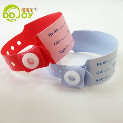 Cartoon Pattern Pulseira de plástico descartável para pacientes hospitalizados