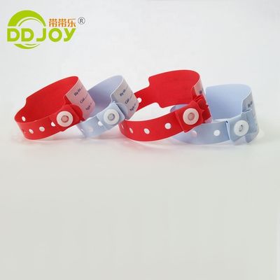 Cartoon Pattern Pulseira de plástico descartável para pacientes hospitalizados