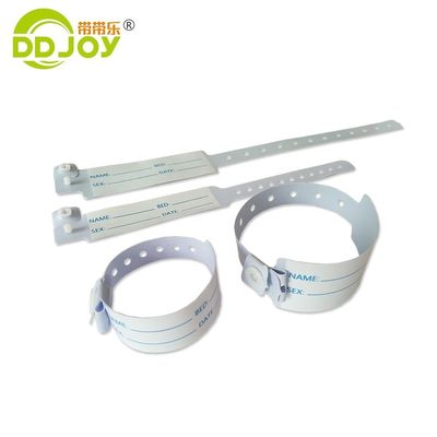 Opções de Envio UPS DHL EMS Fedex TNT Pulsera de PVC rosa personalizada para hospital