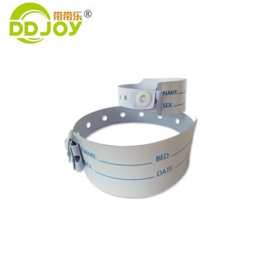 Opções de Envio UPS DHL EMS Fedex TNT Pulsera de PVC rosa personalizada para hospital