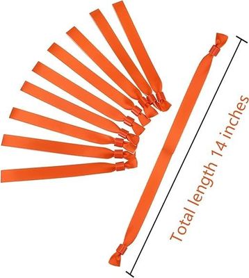 Logotipo personalizado impressão de texto pulseiras de tecido de cetim para evento festa festival uma vez