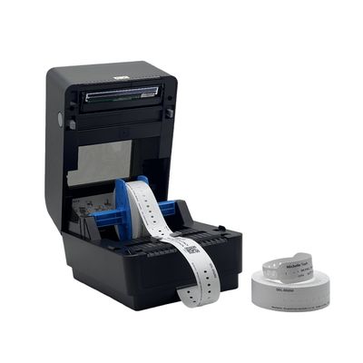 DD Joy Roll descartável de tamanho adulto Impresso térmico Hospital ID pulseira com azul