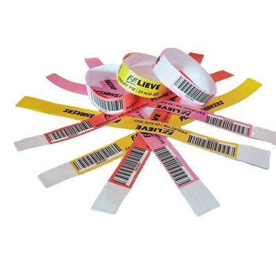Pulseiras à prova d'água de código QR Ideal para hóspedes/vendedores/mídia/pessoal/bilhetes VIP