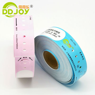 205*25mm pulseira de papel térmico para crianças para fabricação
