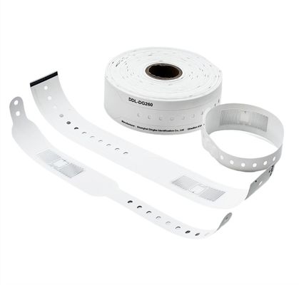 Pulseira de papel sintético térmico para adultos e crianças