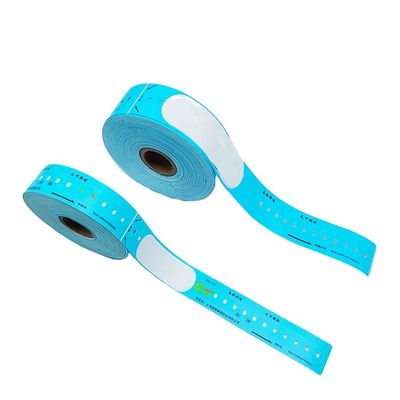 Pulseira de papel sintético térmico para adultos e crianças
