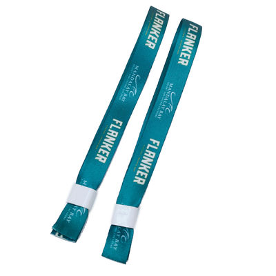 Pulseira de identificação para eventos de festival DDJOY Custom One Direction Lock Cloth Tecido de poliéster