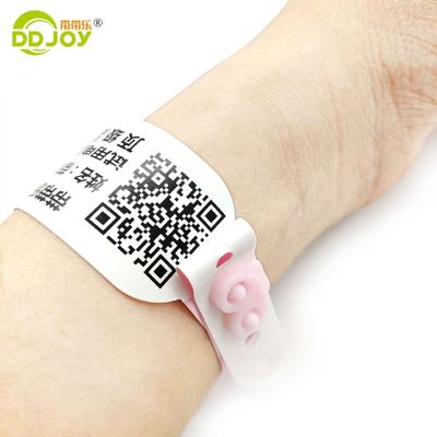 Pulseiras de papel térmico à prova d'água Ideal para verificação e segurança de identidade personalizada