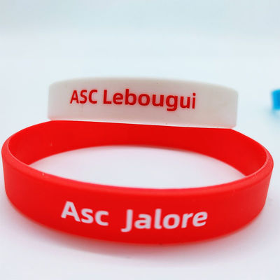 170*12*2mm Largura de Faixa Brilhando em escuro Pulseira de Silício Personalizada para Eventos Festival