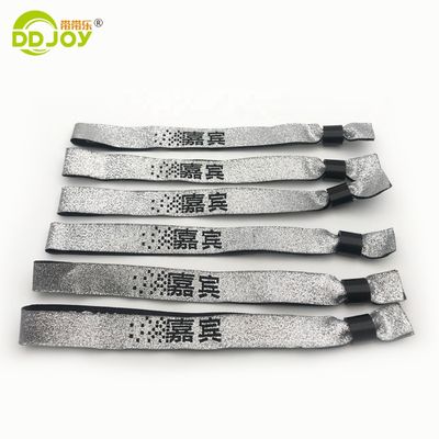 Polyester personalizado Festival Pulseira tecida Pulseira Tecido Tecido Pulseiras TNT Envio