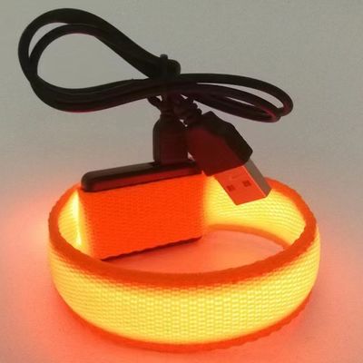 Cadeias personalizadas de cores multicolor iluminadas de pulseiras LED Flash com gráficos personalizados