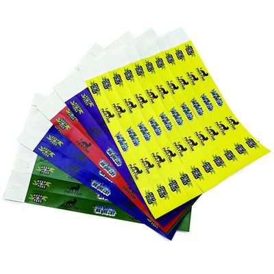 Pulseiras Tyvek Laranja Impressas Personalizadas para Eventos Envio Rápido à Sua Porta