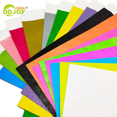 Impressão em uma cor 1' 3/4' Solid Color Inkjet Printable Tyvek Pulseiras para Eventos