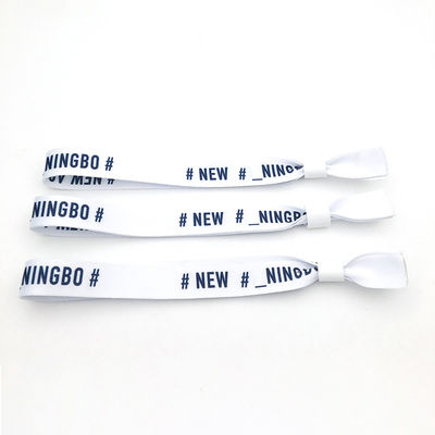 Eventos personalizados, festas, pulseiras RFID com tecido de poliéster e impressão de logotipo