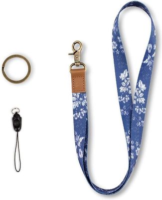 Escritório 90 * 15mm poliéster plano Custom Single Sublimação Lanyards para personalização
