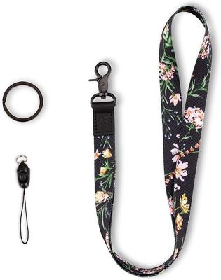 Escritório 90 * 15mm poliéster plano Custom Single Sublimação Lanyards para personalização