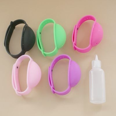 Dispensador de pulseiras de desinfetante de mão líquido portátil de silicone para crianças GW 0,25 kg/ PCS