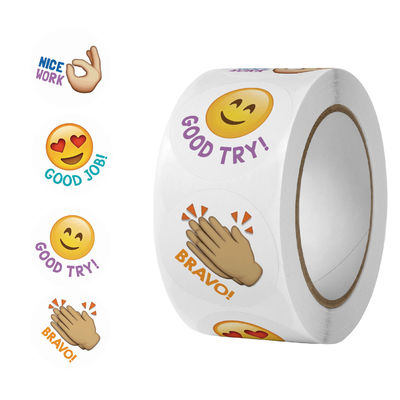 Impressão de autocolantes Encomenda personalizada aceita Autocolantes de arco-íris bonitos para decoração de presentes