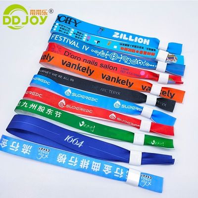 Pulseiras de tecido bordado Ideal para eventos Festivais Parques Festas e clubes