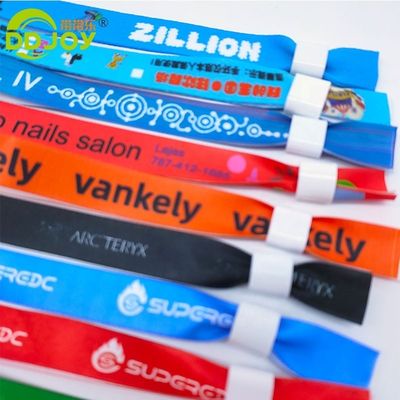 Pulseiras de tecido bordado Ideal para eventos Festivais Parques Festas e clubes