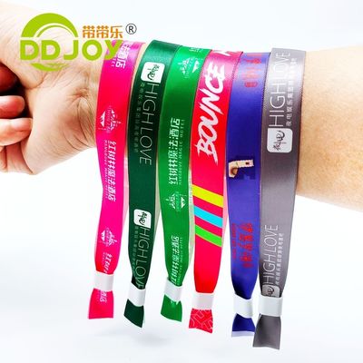 Pulseiras de tecido bordado Ideal para eventos Festivais Parques Festas e clubes