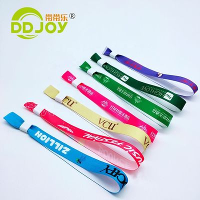 Pulseiras de tecido bordado Ideal para eventos Festivais Parques Festas e clubes