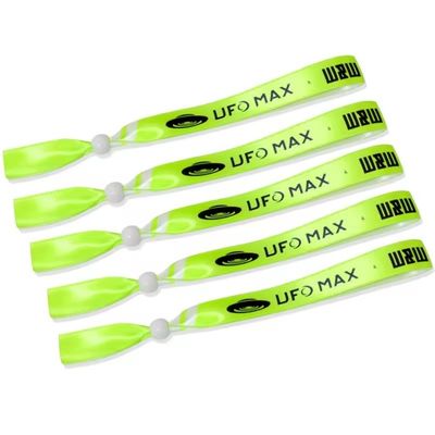 Festa e evento RFID pulseiras de tecido de cetim personalizado com impressão de logotipo Tamanho 350 * 15mm
