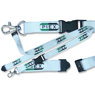 Chave de Chave Cinturão de cordão de cordão de cordão Custom Logo Polyester para Acessórios de cordão de pescoço
