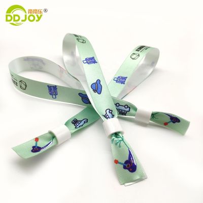 Pulseiras de tecido de Festival personalizáveis com design ajustável e obras de arte personalizadas