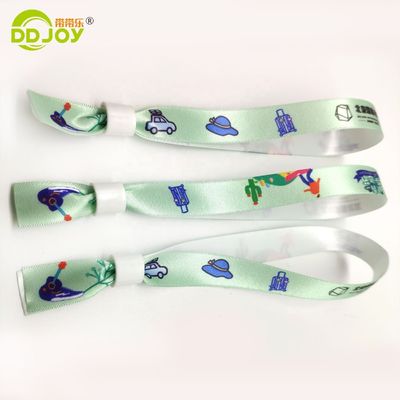 Pulseiras de tecido de Festival personalizáveis com design ajustável e obras de arte personalizadas
