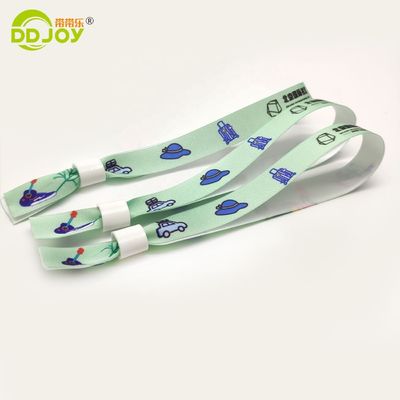 Pulseiras de tecido de Festival personalizáveis com design ajustável e obras de arte personalizadas