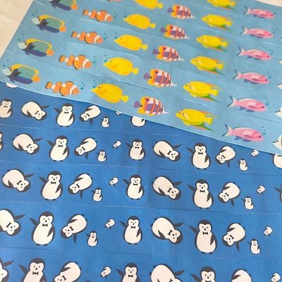 Pulseiras de papel Tyvek para design personalizado de Dinossauros Coelhos Balões e Mais