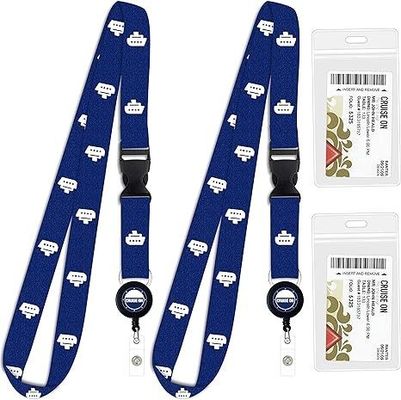 1 Método de Impressão a Cores Personalizar Lanyards de Sublimação Com Material de Poliéster Logo