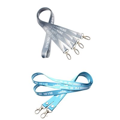 1 Método de Impressão a Cores Personalizar Lanyards de Sublimação Com Material de Poliéster Logo