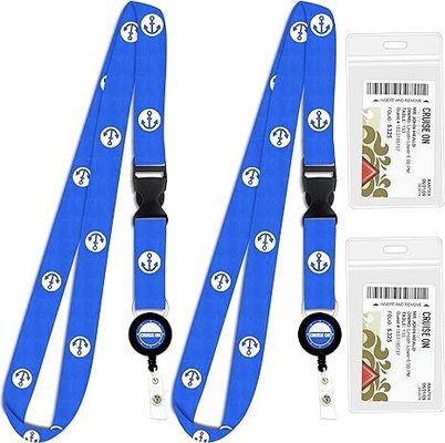 Lanyards de logotipo personalizado Material de poliéster para ocasiões de escritório