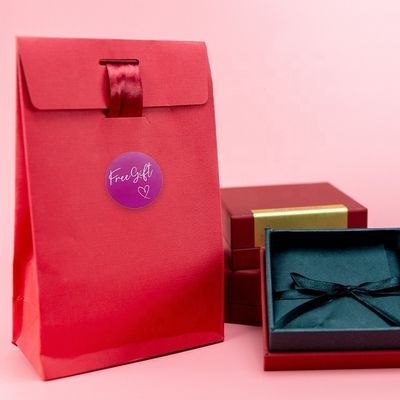 1.5&quot; rótulos redondos adesivos 500 pcs por rolo de agradecimento ótimo para presentes de evento e embalagens de produtos