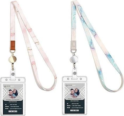 Lanyards de poliéster personalizados com logotipo para exposição DHL/UPS/FEDEX/Aramex