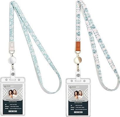 Lanyards de poliéster personalizados com logotipo para exposição DHL/UPS/FEDEX/Aramex