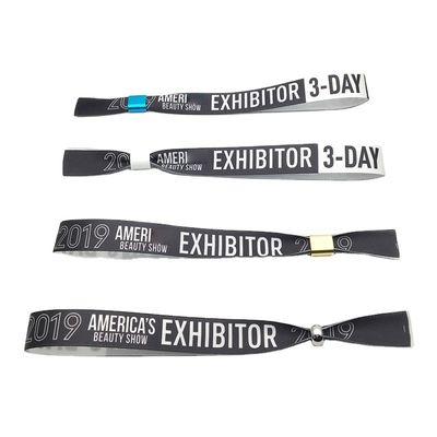 Promoção Decorar Presentes Tecido de Poliéster Pulseiras RFID para Eventos Festa Festa
