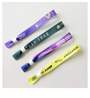 Promoção Decorar Presentes Tecido de Poliéster Pulseiras RFID para Eventos Festa Festa
