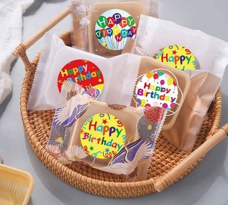 500pcs Cartoons para crianças Cartilagens de aniversário adesivos Adesivo para decoração de festa