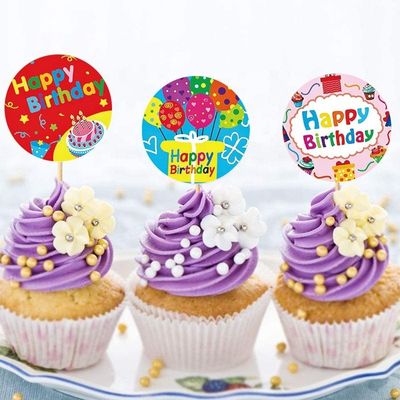 500pcs Cartoons para crianças Cartilagens de aniversário adesivos Adesivo para decoração de festa