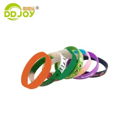 Pulseira de silicone vermelha para eventos de cor sólida Pulseira de pulso para adultos