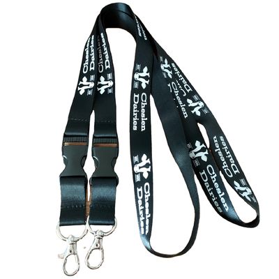 Lanyards de sublimação personalizados para agência de viagens 1 Impressão a cores e fivela de segurança