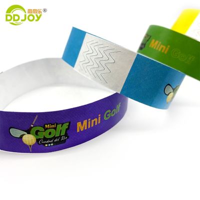 Pulseiras Tyvek personalizáveis para qualquer festival ou evento 2-7 dias Tempo de produção