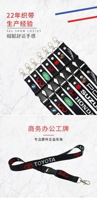 Método de Impressão Personalize Single Custom Sublimação Lanyards Para Promoção de Exposição
