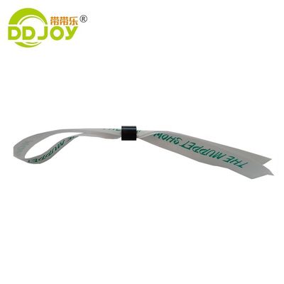 Pulseira de tecido de tecido de poliéster personalizado colorido para cenários de uso ilimitado