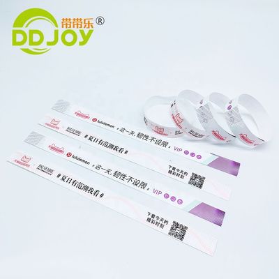 Usuário final alvo Convidado/VIP/Vendedor/Admissão Pulseira impermeável conveniente para evento