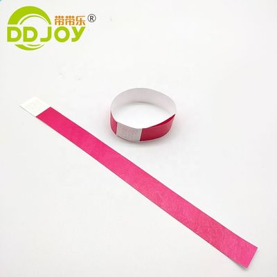Utilizador final alvo Vendedor/Admissão de pulseiras azuis 3/4 polegadas Tyvek com números de série