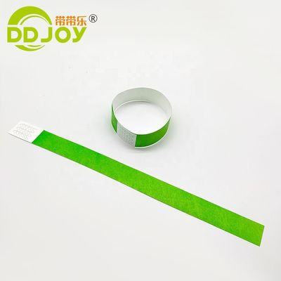 Utilizador final alvo Vendedor/Admissão de pulseiras azuis 3/4 polegadas Tyvek com números de série